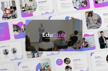 EduClub - Education Course PowerPoint Template