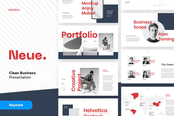 NEUE - Clean and Modern Business Keynote Template