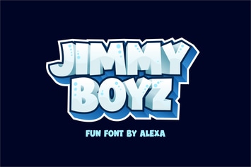 JIMMY BOYZ - Bold and FUN font