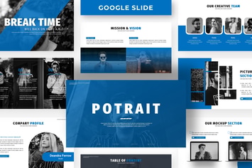 Potrait - Business Google Slide Template