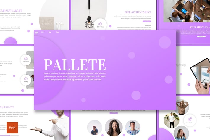 Pallete - Simple Powerpoint Template