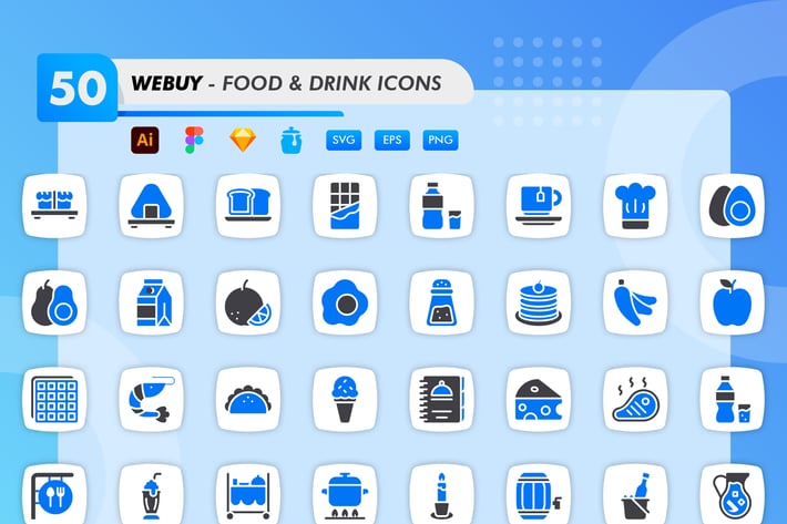 Webuy - Food & Drink Icons