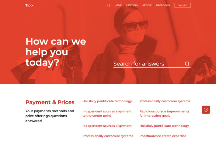 Tipo - Helpdesk and Documentation HTML5 Template