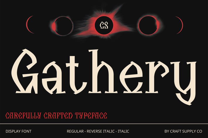 Gathery – Display Serif Font