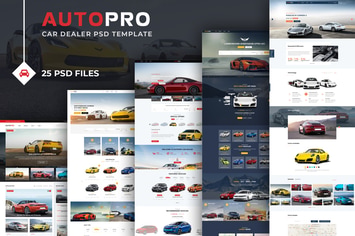 Autopro - PSD Template for Car and Auto Dealers