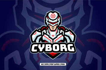 Cyborg Esports Mascot Logo