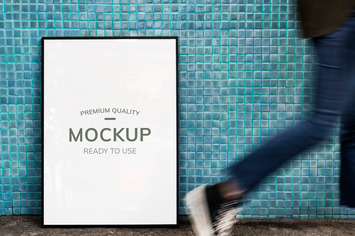 Decorative frame displays Mockup
