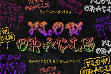 Flow Oracle - Graffiti Style Font