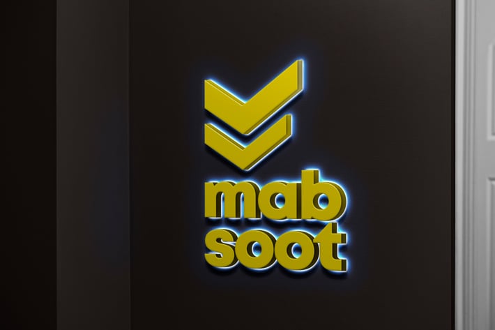 3D Backlit Logo Mockup