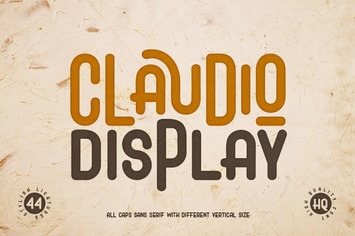 Claudio - Display Font