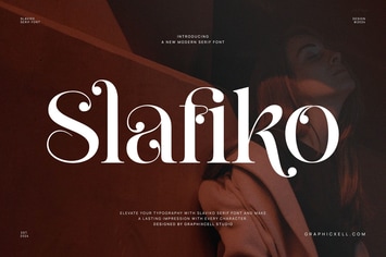 Slafiko Elegant Ligature Typeface