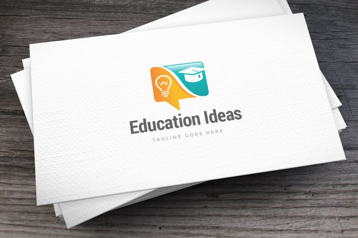 Education Ideas Logo Template