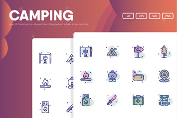 Camping Icon Pack