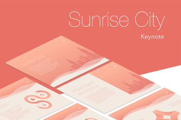 Sunrise City Keynote Template