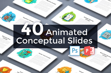 40 Animated Conceptual Slides for Powerpoint p.3
