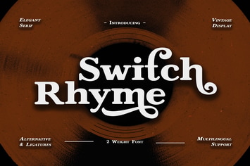 Switch Rhyme - Retro Modern Serif