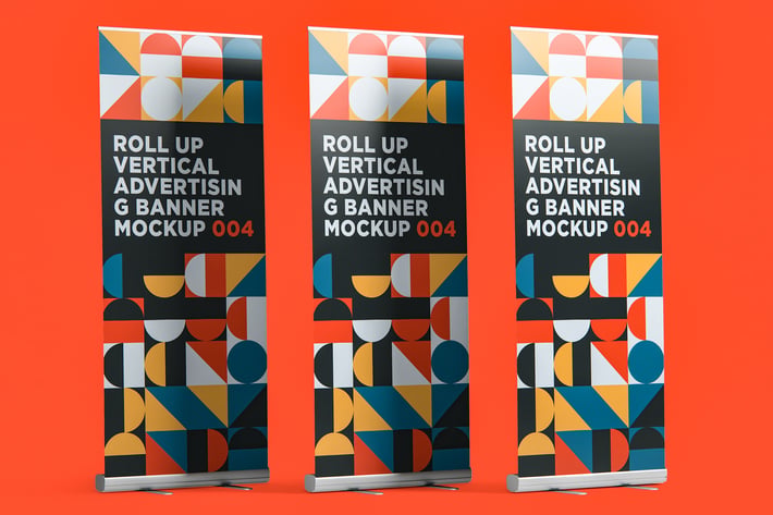 Roll Up Banner Mockup 004