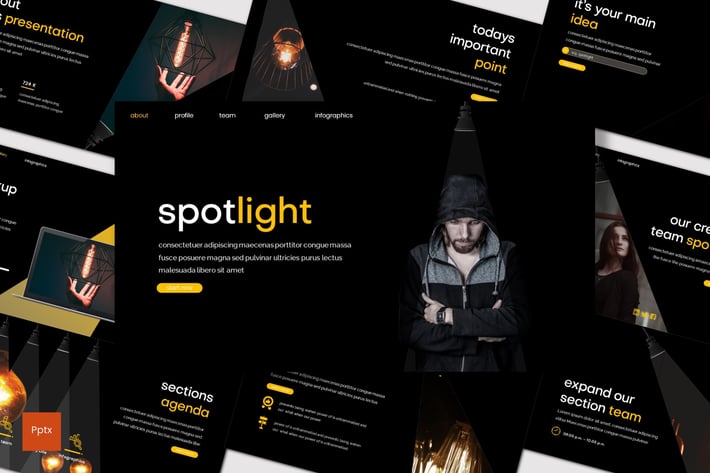 Spotlight - Powerpoint Template