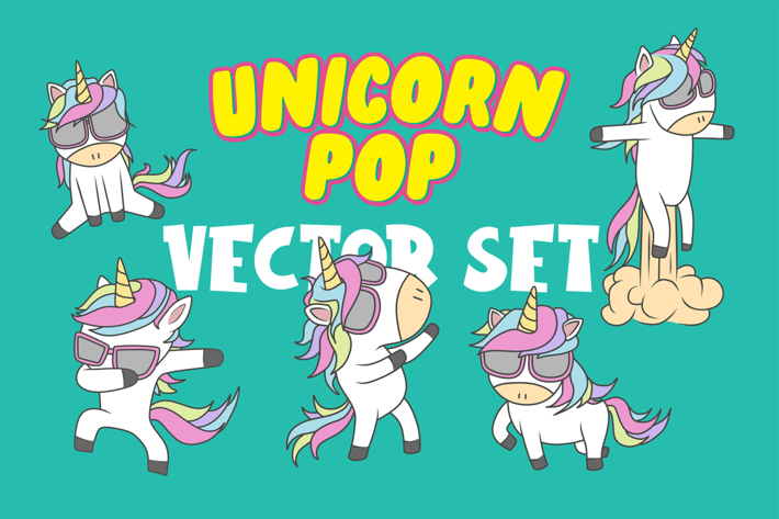 Unicorn Pop Vector