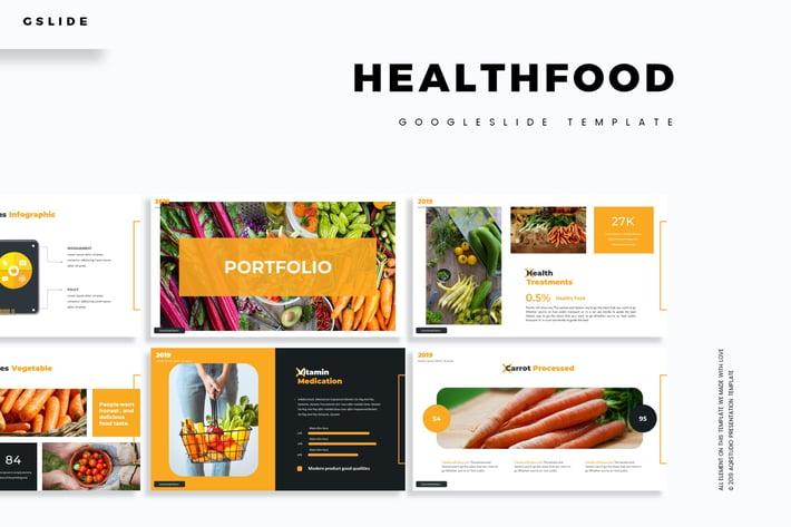 Healthfood - Google Slides Template