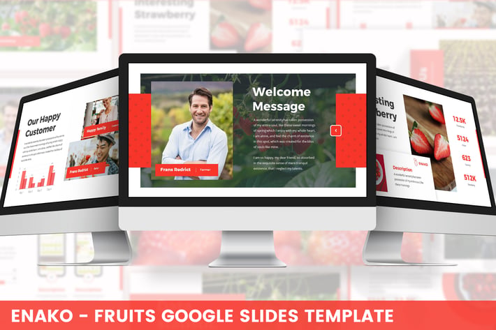 Enako - Fruits Google Slides Template