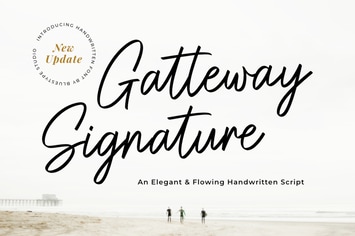 Gatteway Signature - Handwritten Bold Script