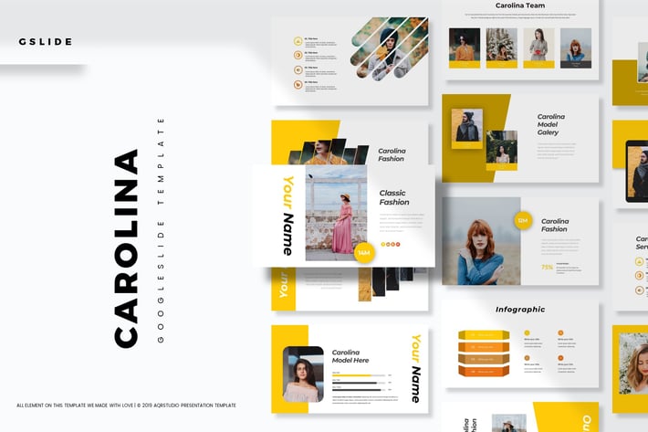 Carolina - Google Slide Template