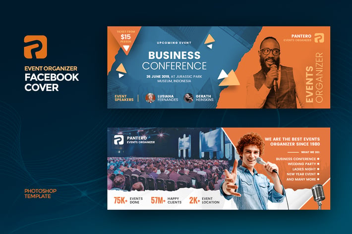 Event Organizer Facebook Cover Template