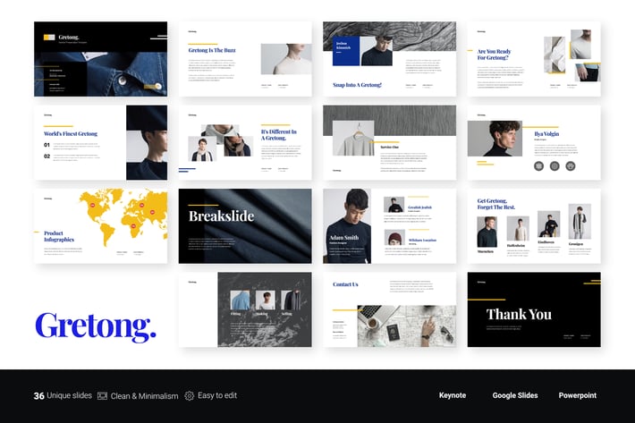 Gretong - Fashion Presentation Template