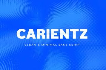 Carientz - Modern Minimal Bold Sans Serif Font