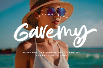 Garemy Handwritten Brush Font