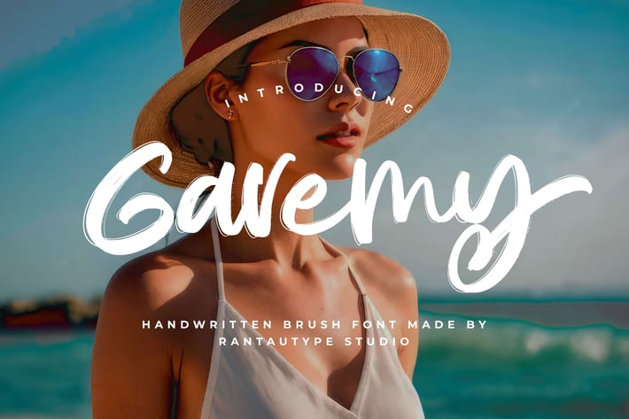 Garemy Handwritten Brush Font