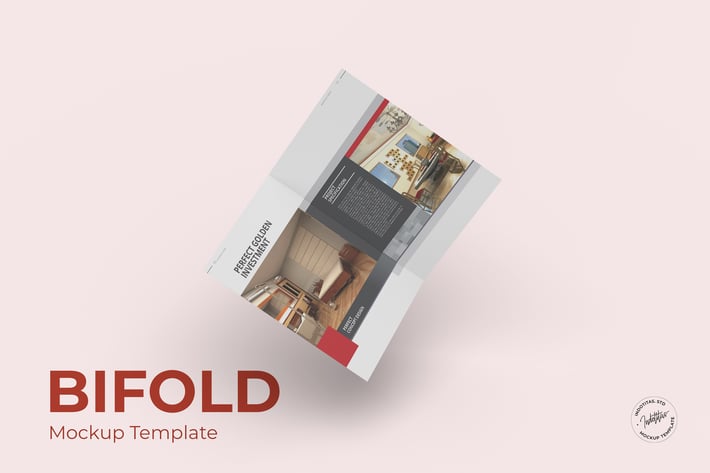 A5 Bifold Brochure - Mockup Template