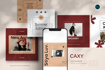 Caxy - Instagram Template Set