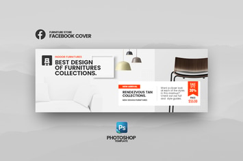 Furniture Facebook Cover Template