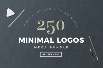 250 Minimal Logos Template