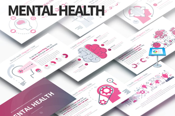 MENTAL HEALTH - Keynote Infographics Slides