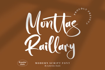 Monttas Raillary Script Font