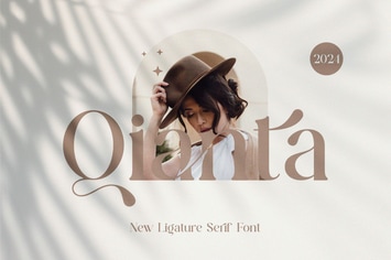 Qianta || Ligature Serif Font