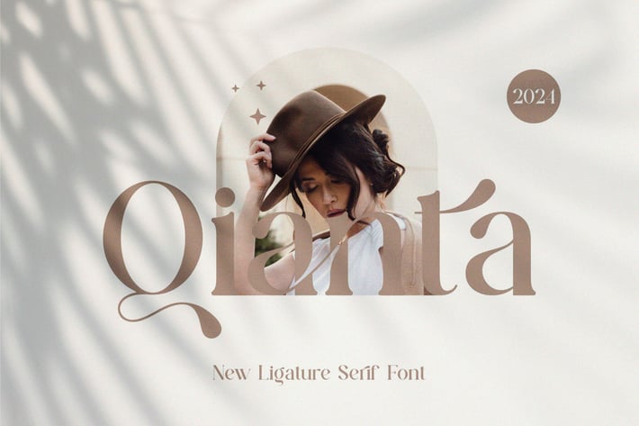 Qianta || Ligature Serif Font