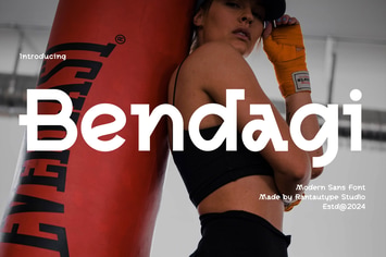 Bendagi Modern Sans Font