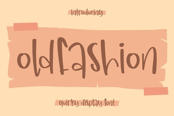 Oldfashion Quirky Display Font 