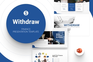 Withdraw Finance Powerpoint Template