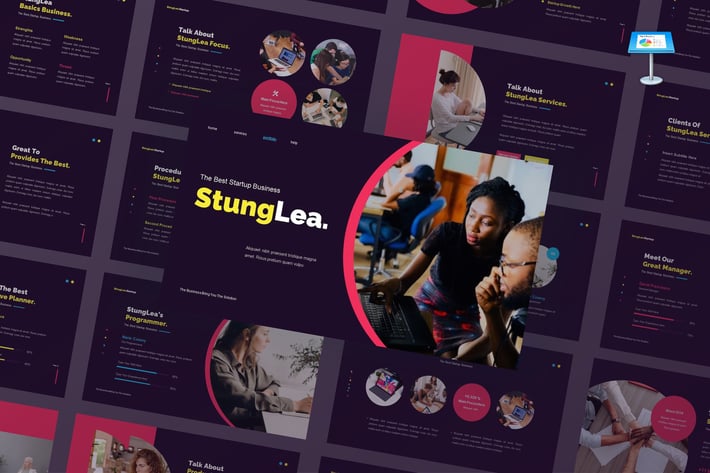 StungLea - Startup Business Keynote Template