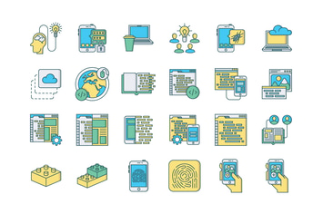 57 Web & Mobile Development Icons