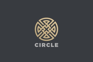 Logo Circle Cross Infinity Loop Labyrinth Maze