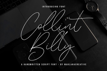 Collint Billy Signature Script Font