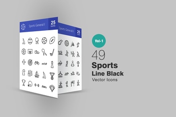 Sports Line Icons