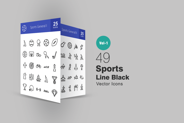 Sports Line Icons