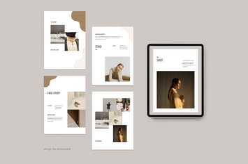 UNIA - A4 Vertical Keynote Media Kit Template
